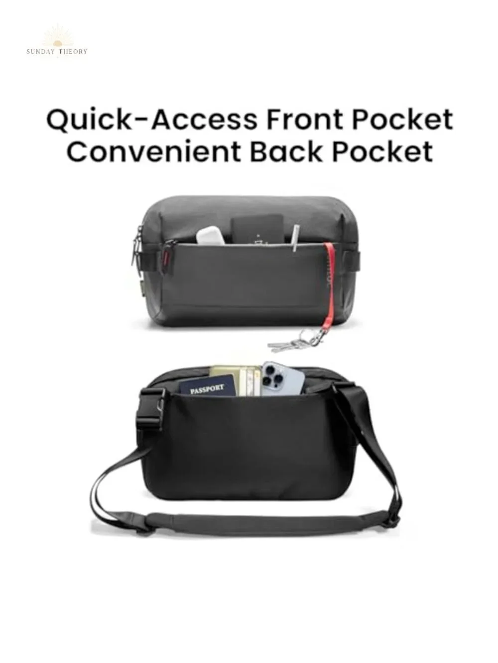 Compact EDC Sling Bag 3L-10L Crossbody Chest Shoulder Pack X-pac Recycled